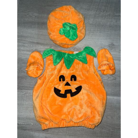 Hyde and EEK Infant Pumpkin Halloween Costume 12-18 Months Soft - Picture 2 of 2